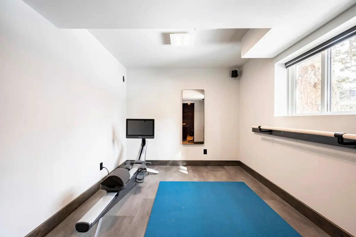 Fitness and meditation area